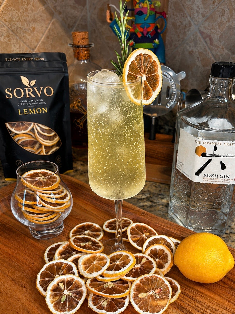 Premium Dried Lemon Garnish