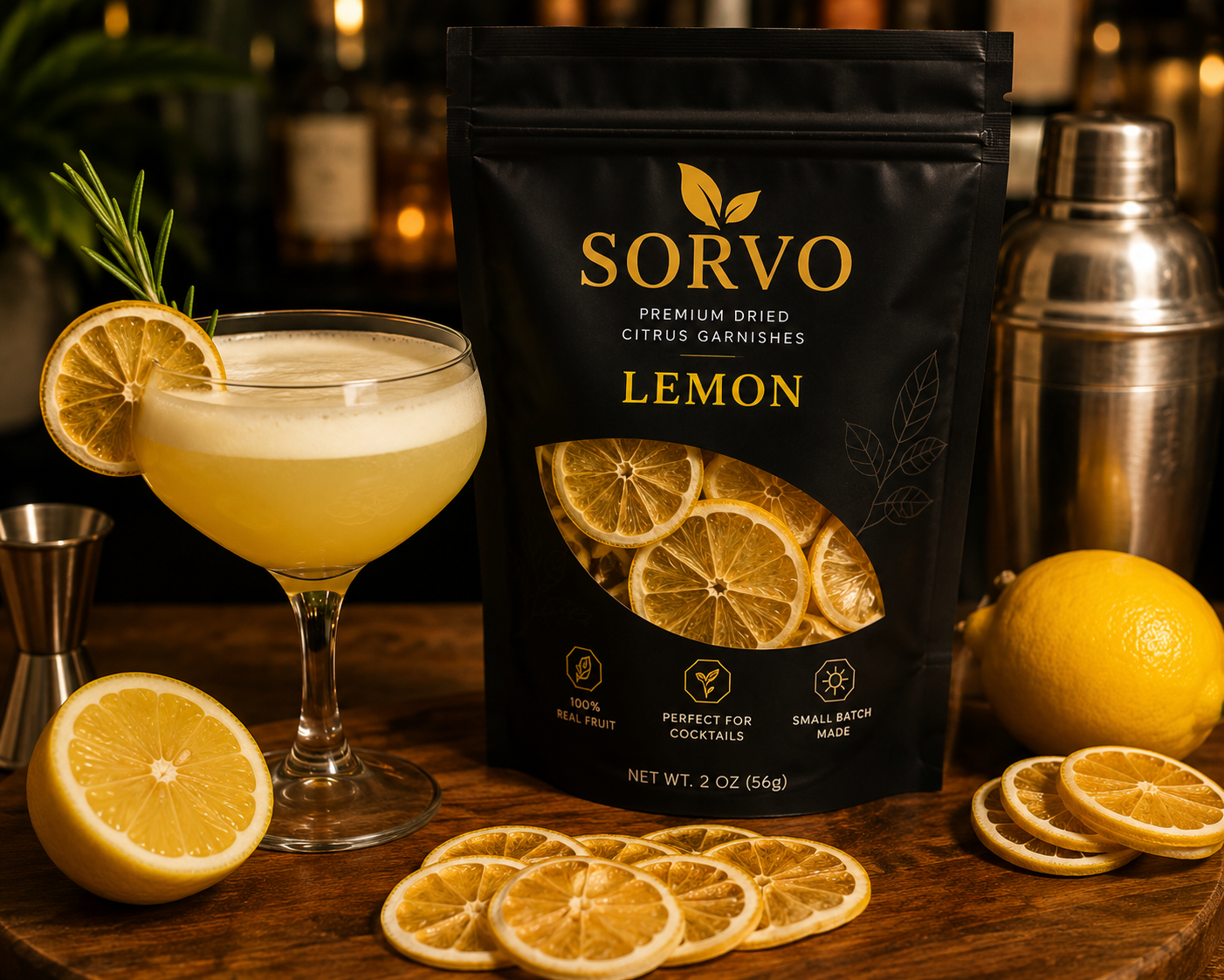 Premium Dried Lemon Garnish