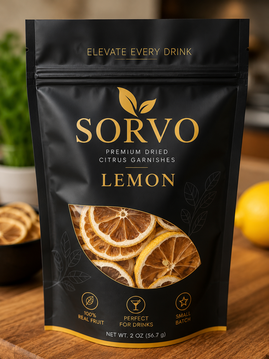 Premium Dried Lemon Garnish