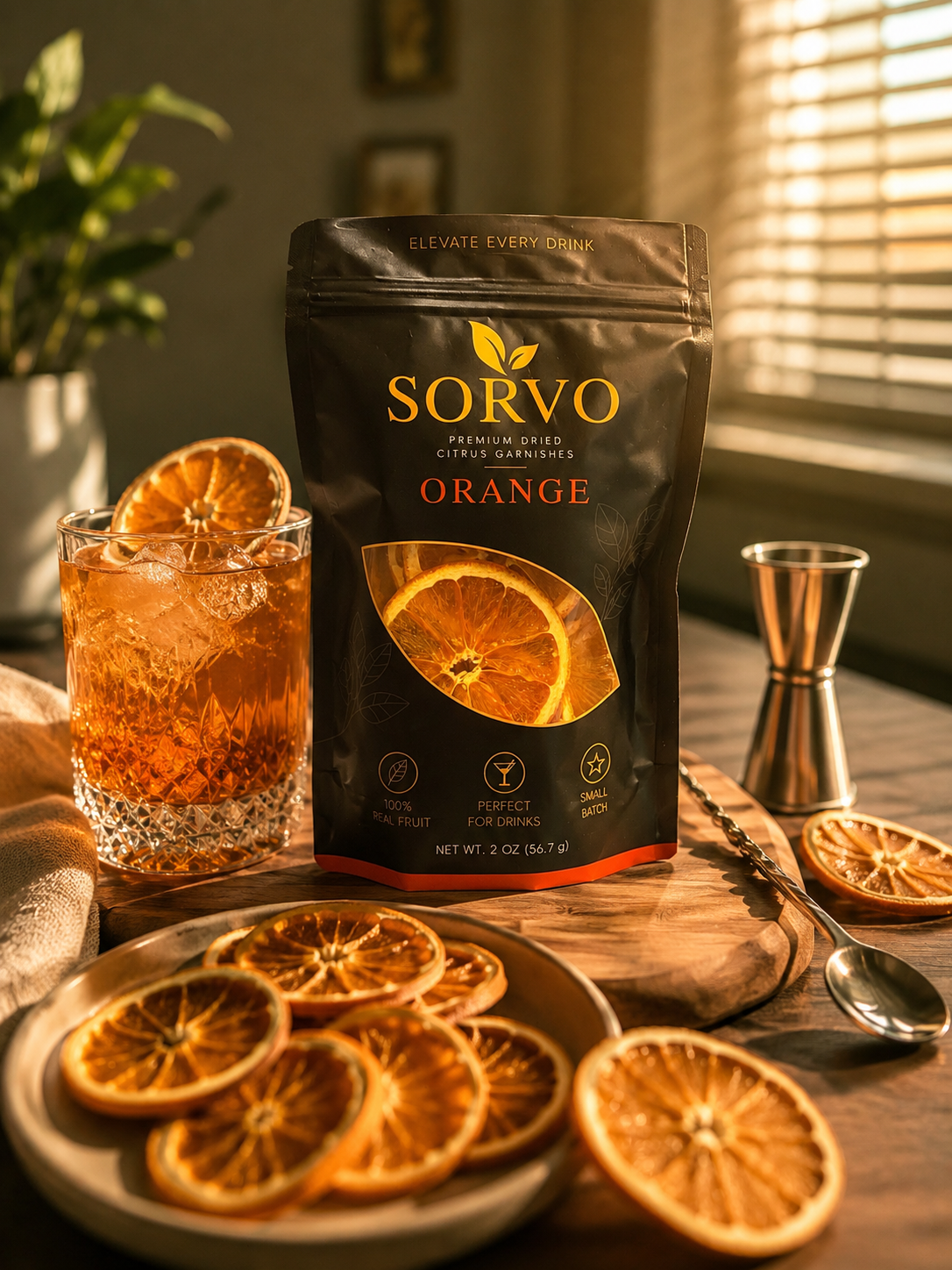 Premium Dried Orange Garnish