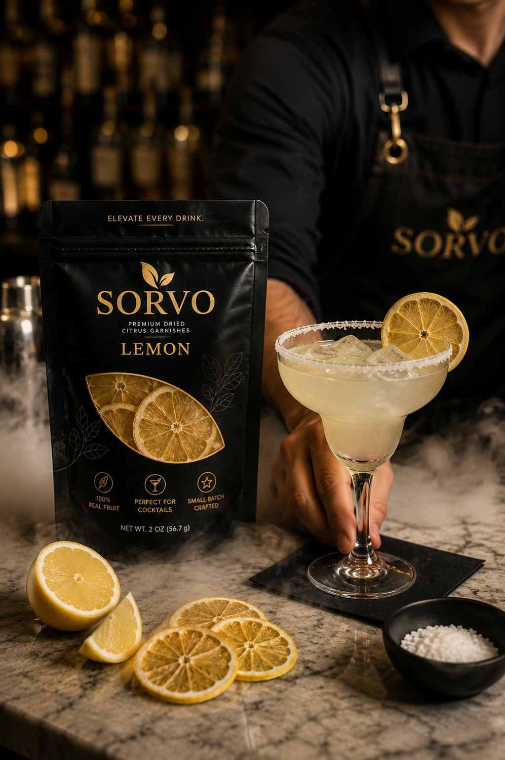 Premium Dried Lemon Garnish