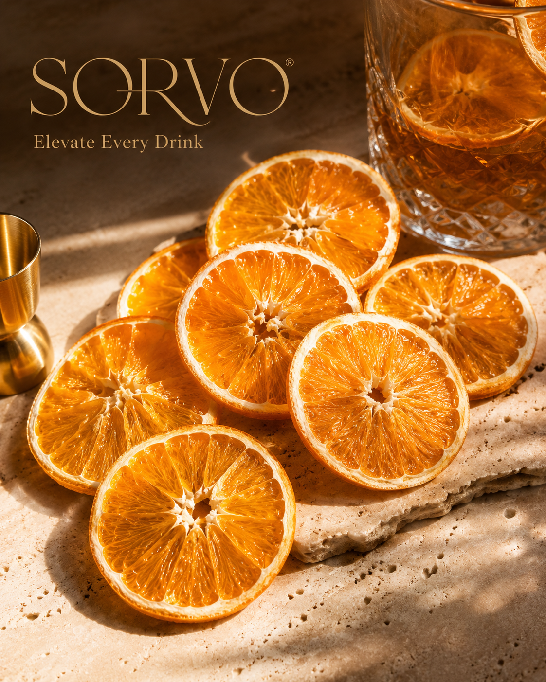 Premium Dried Orange Garnish